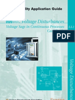 Voltage Disturbances: Voltage Sags in Continuous Processes Case Study