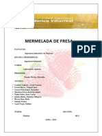 INFORME - MERMELADA DE FRESA - Nalini Fresa Quimica