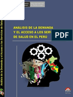 Análisis de La Demanda y El Acceso A Los Servicios de Salud en El Perú