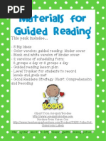 Guided Reading Materials