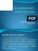 Solidez Del Color