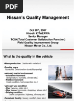 NISSAN Quality Management