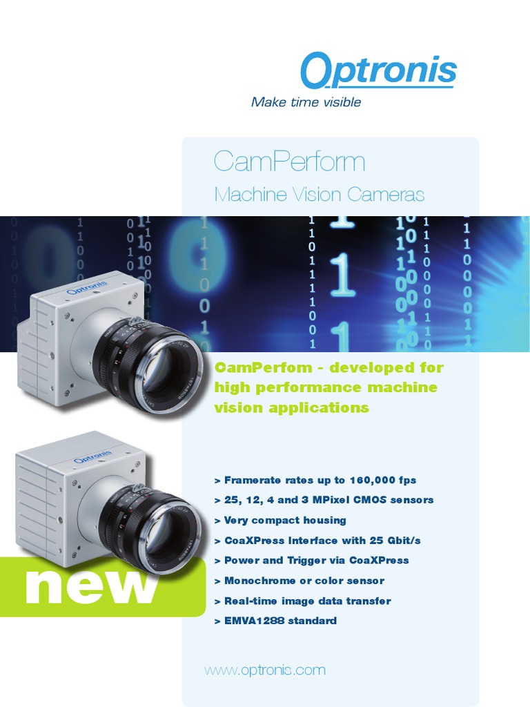 High-Speed Machine Vision Cameras | PDF | Optics | Imaging