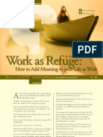 Work As Refuge-How To Add Meaning To Your Life at Work