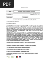 Teste Diagnóstico Ergonomia, Higiene e Segurança UFCD 3626