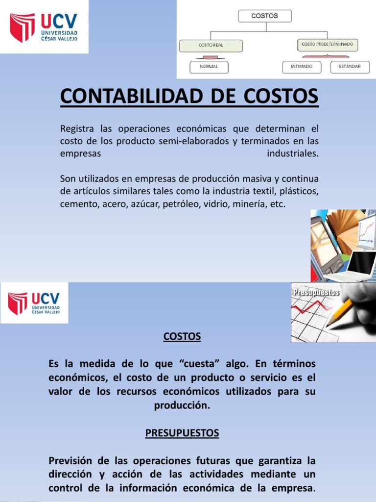 Costos y Presupuestos | PDF | Costo | Presupuesto