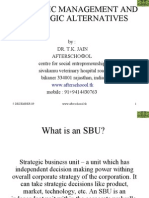 Download Strategic Management and Strategic Alternatives by KNOWLEDGE CREATORS  SN24798901 doc pdf