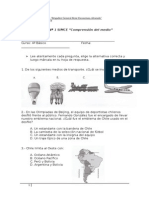 Ensayo Nº 1 SIMCE Ciencias