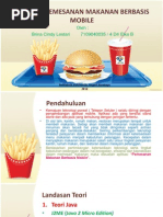 Download Aplikasi Pemesanan Makanan Berbasis Mobile by Brina Cindy Lestari SN247994122 doc pdf
