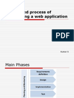 Structured Process of Developing A Web Application