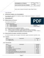 PT-Instalación de Poste de BT