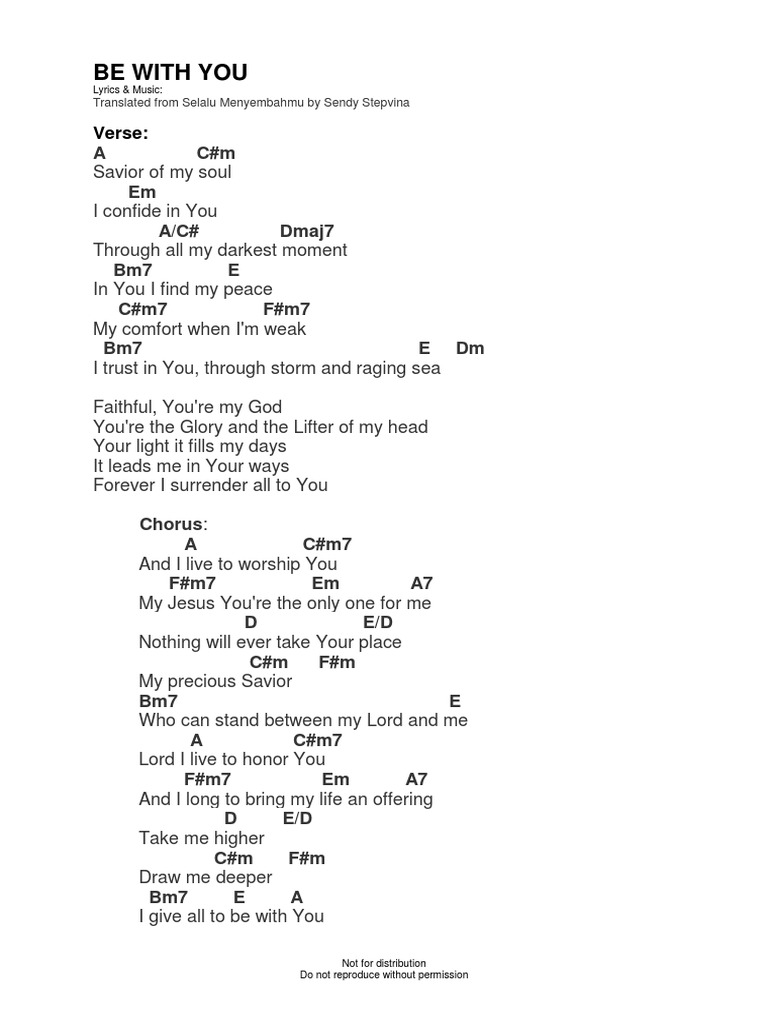 Be With You Chords
