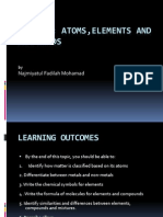 Topic 2: Atoms, Elements and Compounds: Najmiyatul Fadilah Mohamad