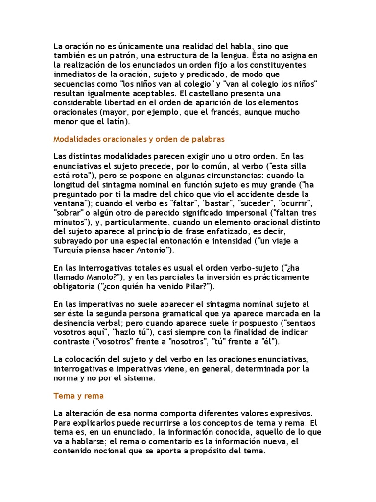 tema y rema
