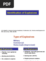 Identification of Explosives