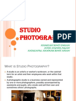 studio photography presentation