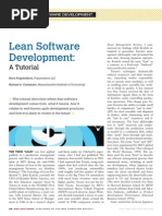 Lean Software Development - A Tutorial PDF