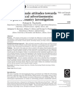 Male and female attitudes towards stereotypical advertisements- a paired country investigation.pdf