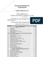 Public Procurement Regulations, 2006