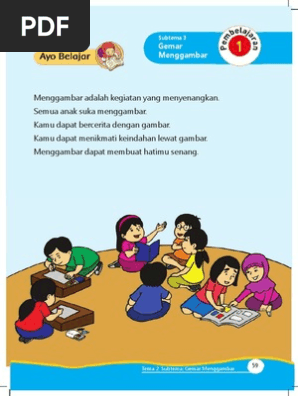 Gambar Kolase Kegiatan Sore Hari Kelas 1 Sd Gambar Kolase