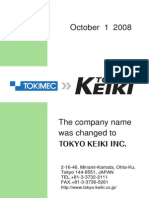 October 1 2008: 2-16-46, Minami-Kamata, Ohta-Ku, Tokyo 144-8551, JAPAN TEL.+81-3-3732-2111 FAX.+81-3-3736-0261