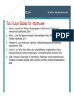 Top 5 Lean Books For Healthcare