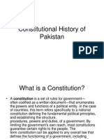 Lec 10 and 11 - Contitutional History of Pakistan