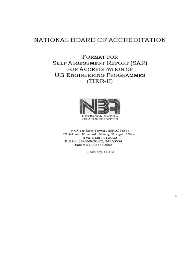 UG Engineering SAR Guide | PDF