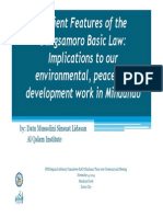 Implications of BBL Provisions on the Environment, Peace & Devt Work