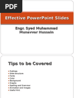 Download Tips for Power Point Presentations by Syed Muhammad Munavvar Hussain SN24801850 doc pdf