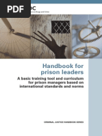 UNODC Handbook for Prison Leaders
