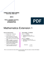 SYDNEY BOYS HIGH SCHOOL 2014 TRIAL HSC EXAM