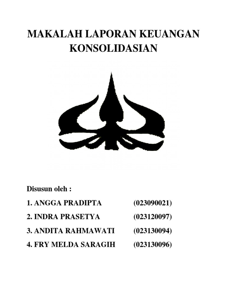 Makalah Laporan Keuangan Konsolidasian
