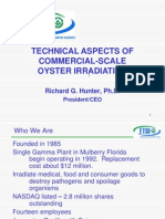 Technical Aspects of Commercial-Scale Oyster Irradiation