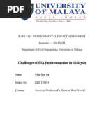 Challenges of EIA Implementation in Malaysia