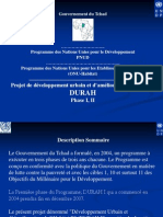 Projet de développement urbain et d’amélioration de l’habitat DURAH Phase I, II