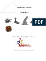 SolidWorks® tutorials Exercises