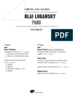 Programa Sala Nicolai Lugansky - Ciclo Piano EDP