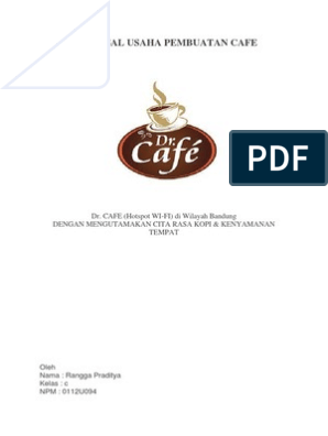 Proposal Usaha Pembuatan Cafe Docx