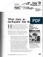 Earthquake Data Puzzle - Student Pages