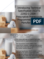 Introduction To Technical Specification ISO 22002