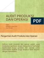 Audit Produksi Dan Operasi