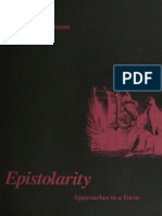 EPISTOLARITY