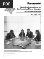 Panasonic - Ip Conference Phone - Model Kx-nt700 - Cpm-En