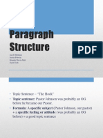 Paragraph Structure Gip