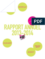 Rapport 2013/2014 Des Restos Du Coeur