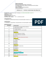 Plano de Aula - Sistemas Mecânicos