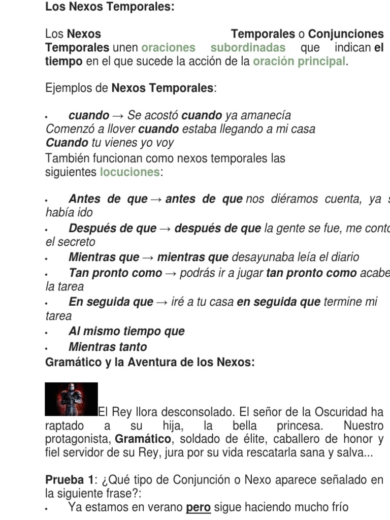 Los Nexos Temporales | PDF