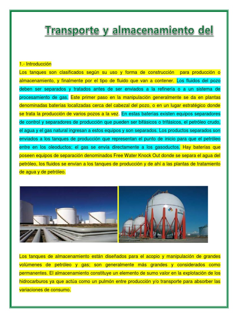 Transporte y Almacenamiento de GN | PDF | Gas natural licuado | Gas natural