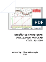 DISEÑO DE CARRETERAS UTILIZANDO AUTOCAD CIVIL 3D 2014